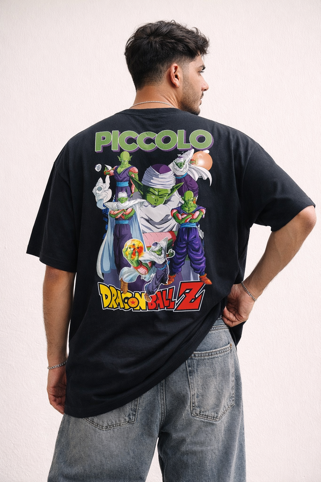 Piccolo Anime Graphic Oversized T-Shirt