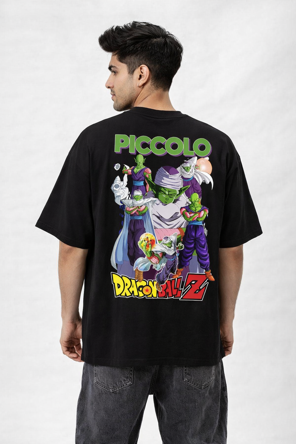 Piccolo Anime Graphic Oversized T-Shirt