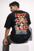 Luffy Anime Graphic Oversized T-Shirt
