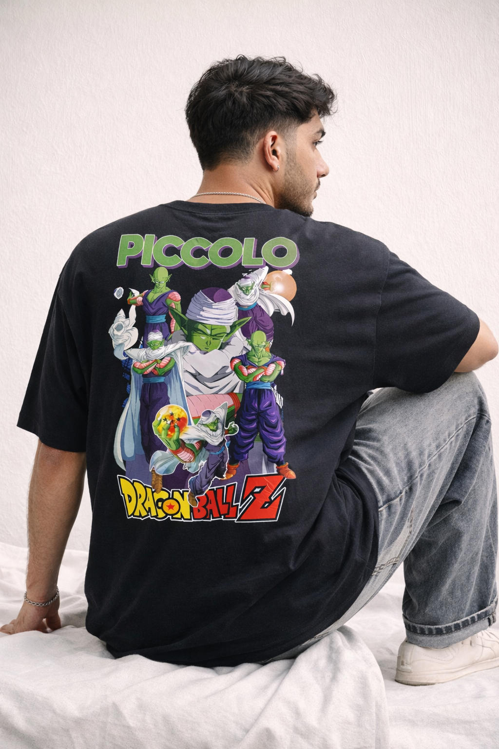 Piccolo Anime Graphic Oversized T-Shirt