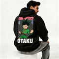 Gon Freecss “Otaku” Graphic Oversized Hoodie
