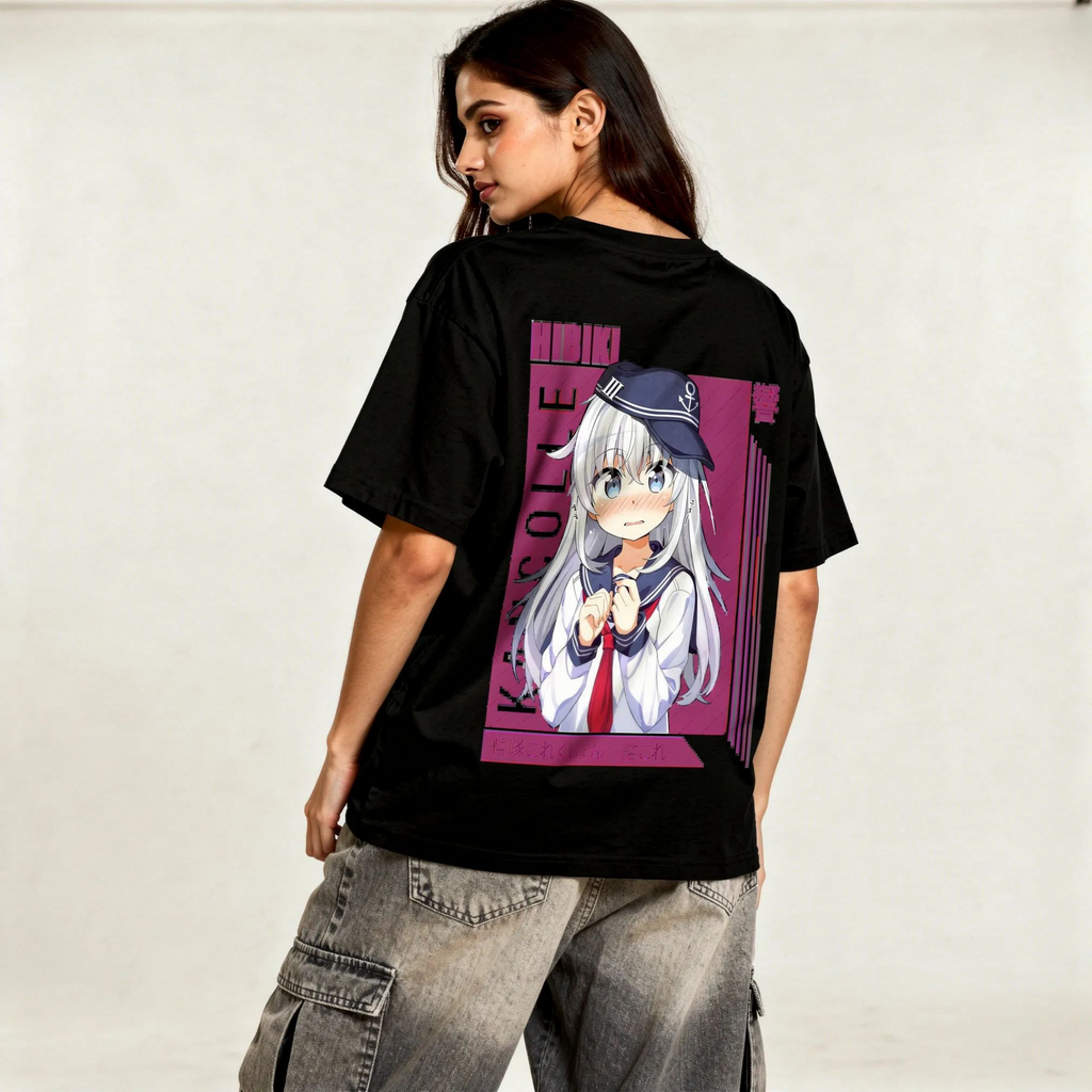 Anime Girl Graphic Oversized T-Shirt