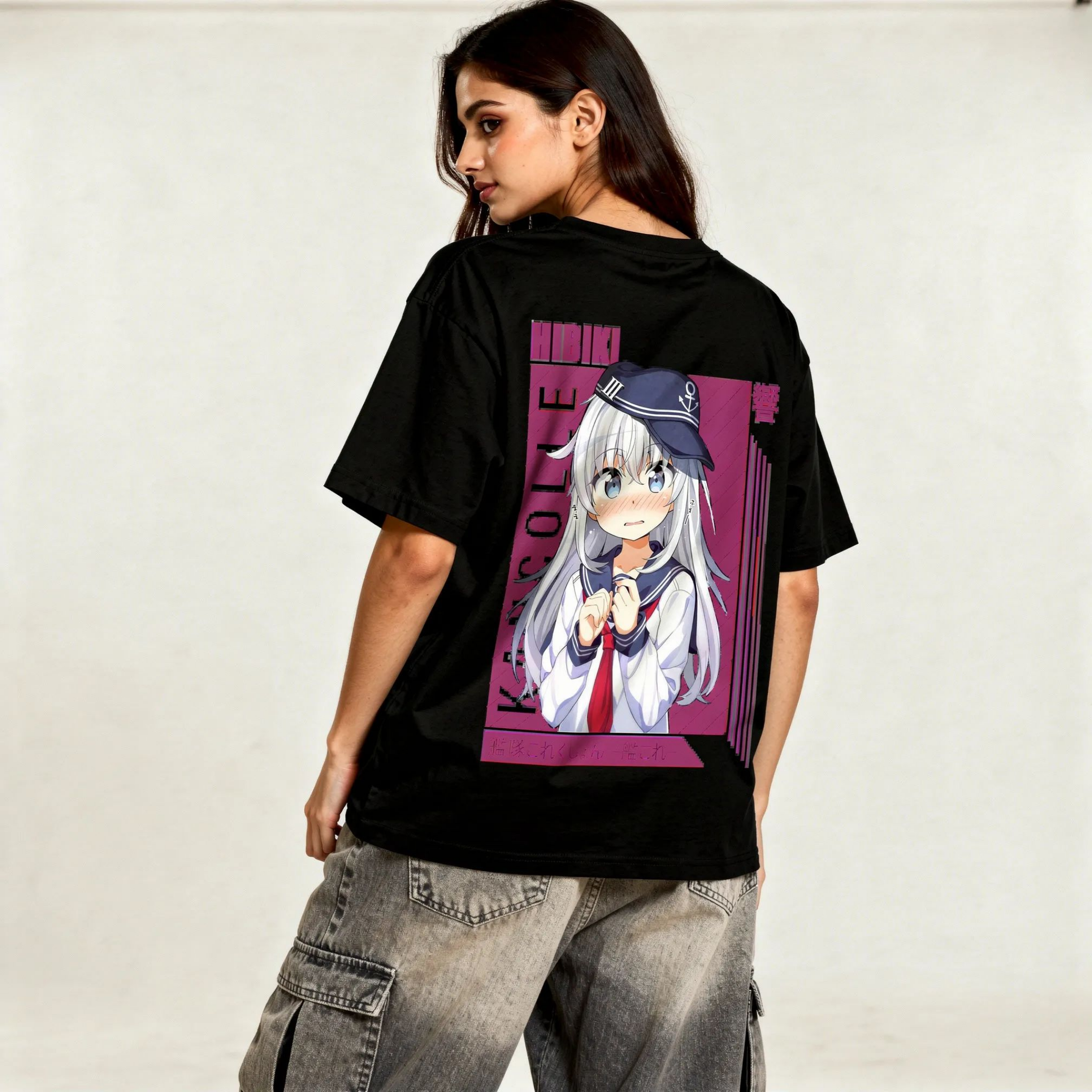 Anime Girl Graphic Oversized T-Shirt