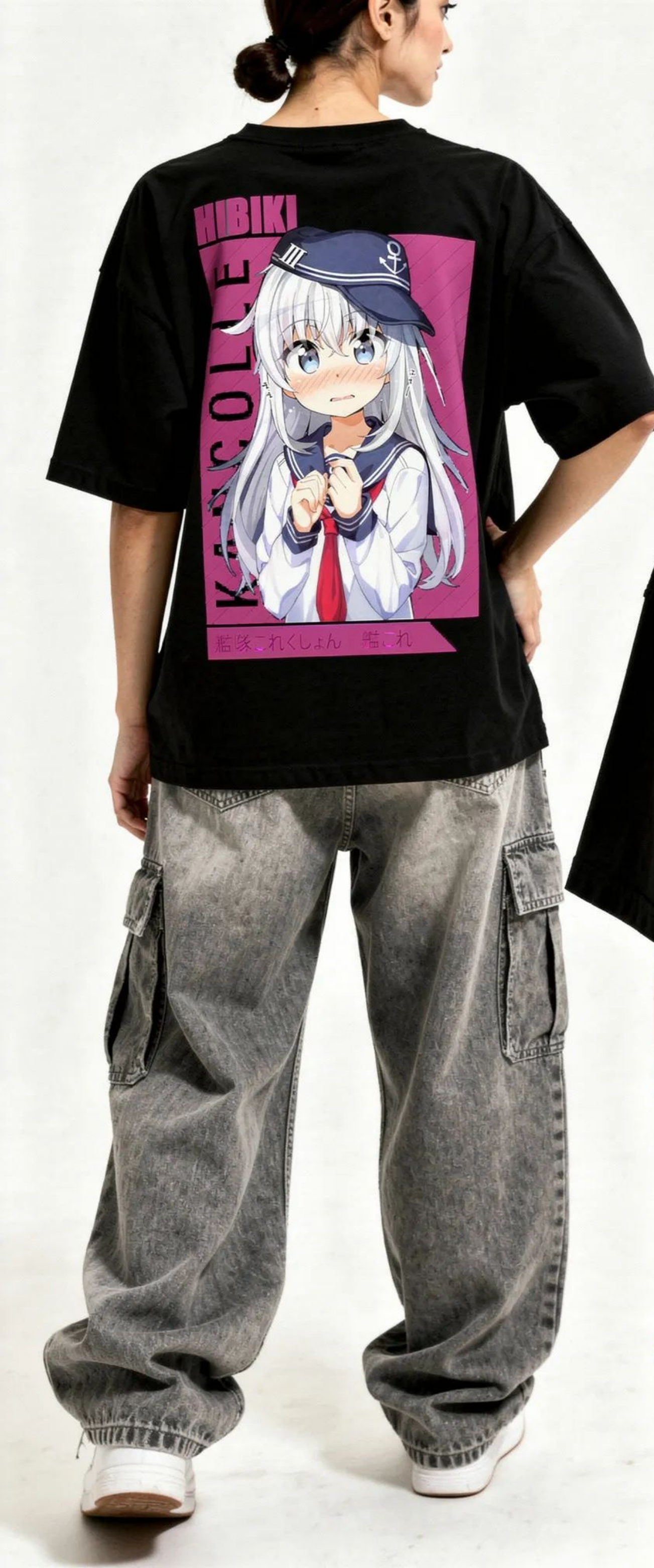 Anime Girl Graphic Oversized T-Shirt