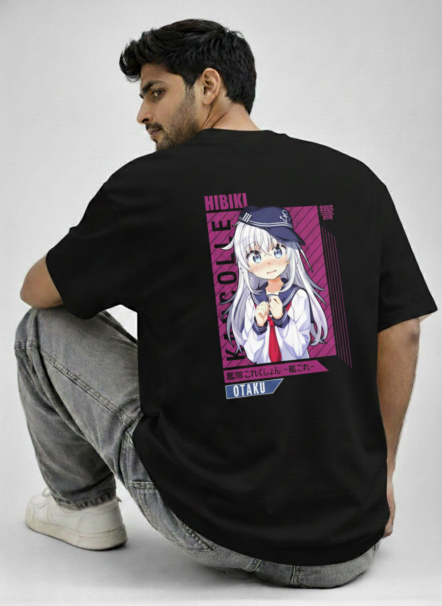 Mysterious Anime Graphic Oversized T-Shirt