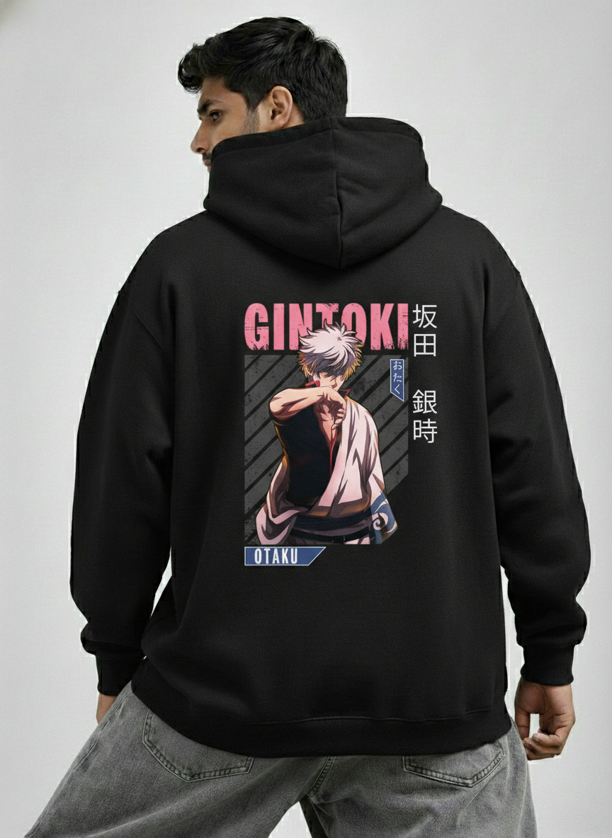 Gaara Anime Graphic Oversized Hoodie
