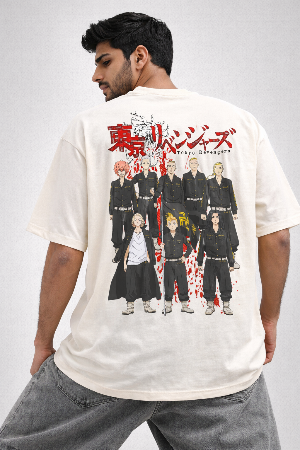 Tokyo Anime Graphic Oversized T-Shirt