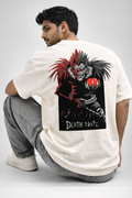 Death Note Anime Graphic Oversized T-Shirt – Ryuk & Light Streetwear Tee