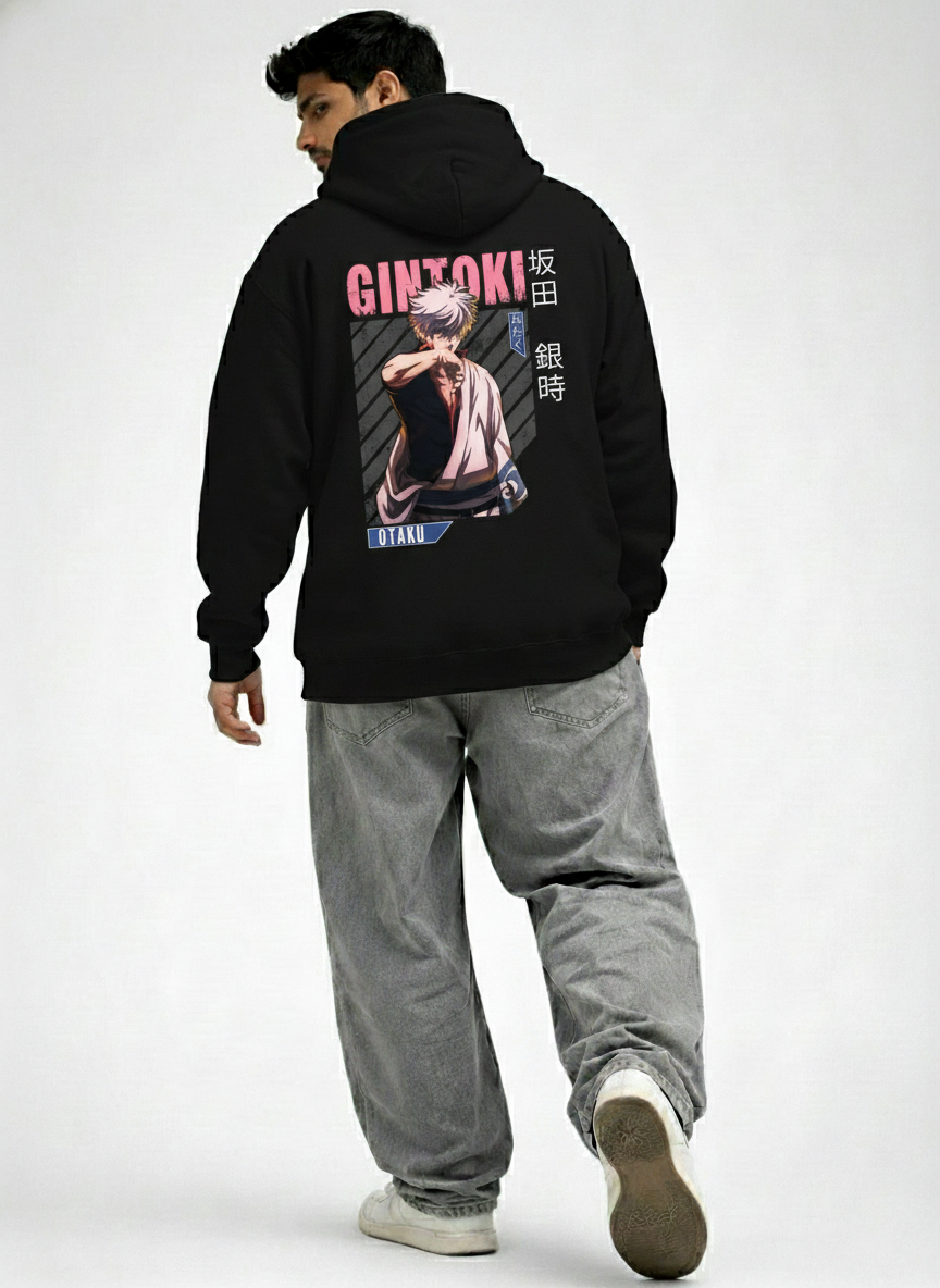 Gaara Anime Graphic Oversized Hoodie