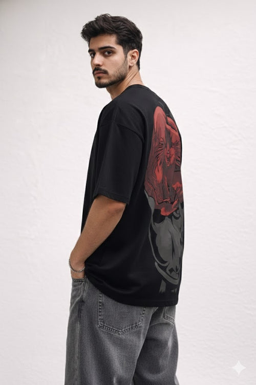 Demon Slayer Inspired Graphic Oversized T-Shirt